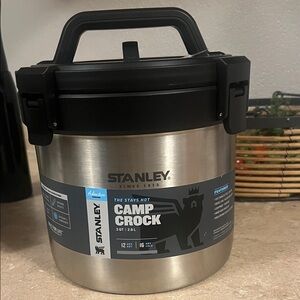 Stanley Silver and Black Camp Crock